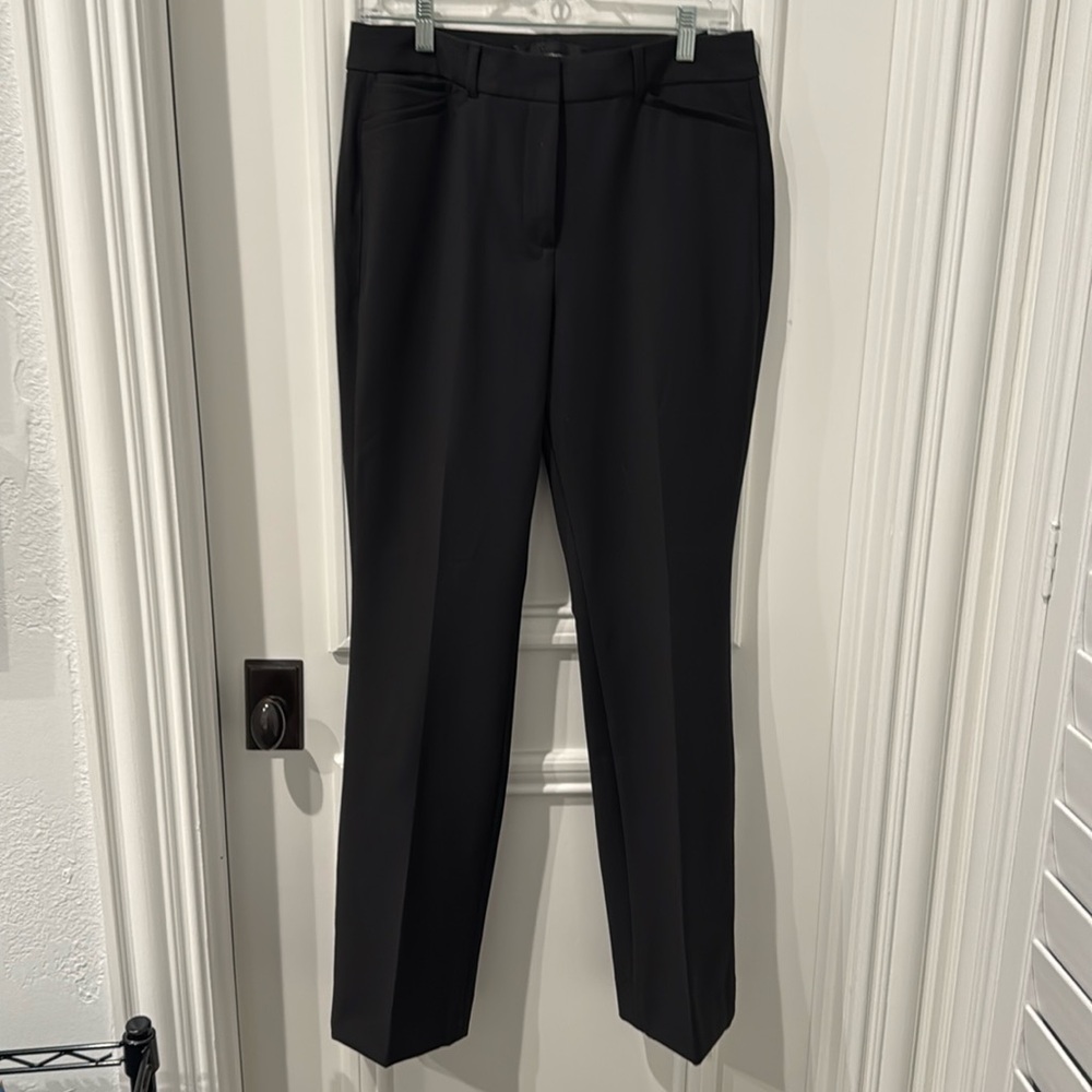 Black Slim Bootleg Pants
